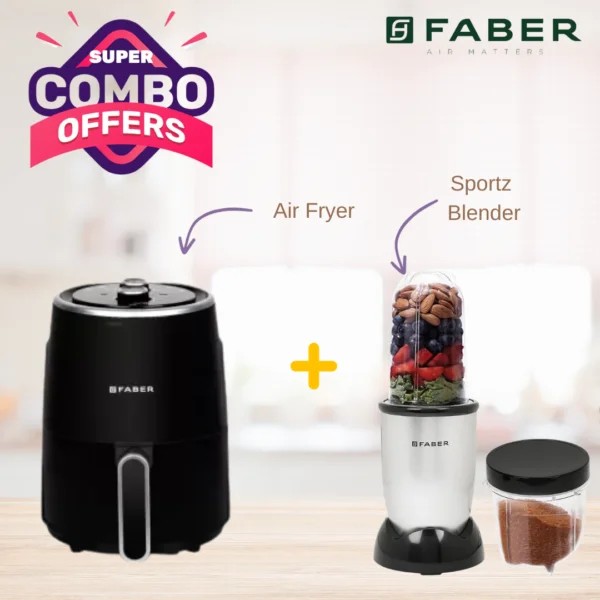 Deals Combo( Air Fryer & Sportz Blender)