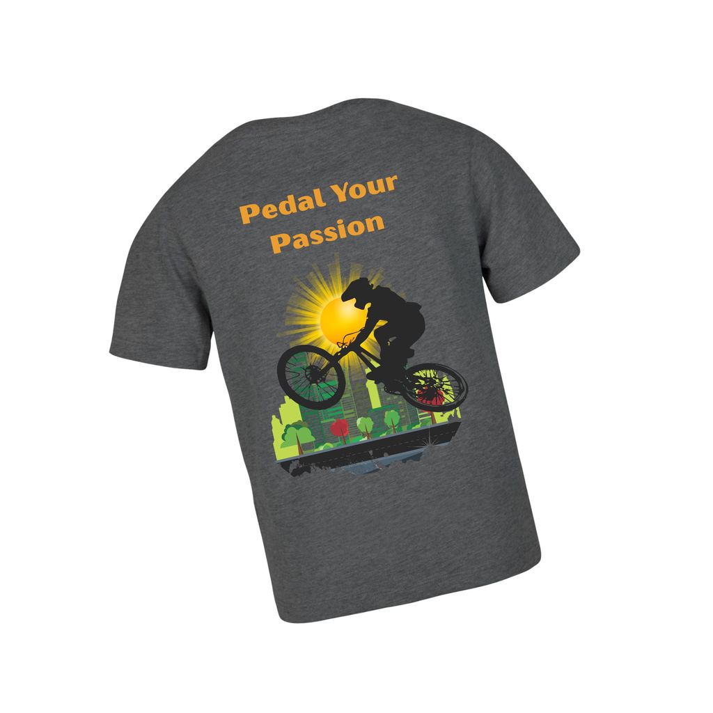 Trishoolin Sports Theme T-Shirt | Design 10390MB | Cotton Regular Fit | Crew Neck / Round Neck Half Sleeve | Pack of 1 view 2