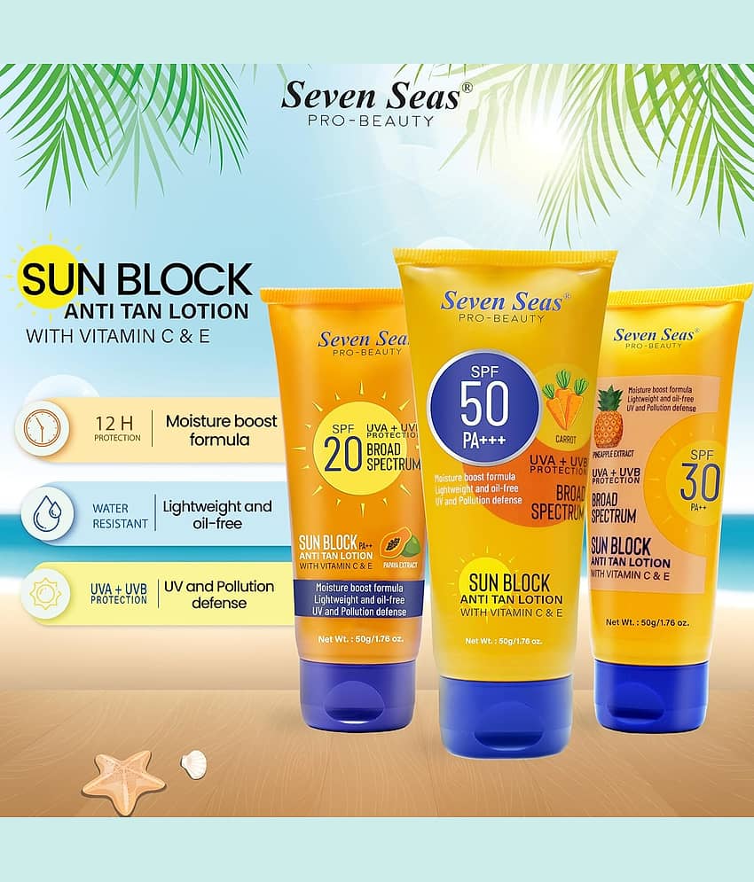 Seven Seas Sunscreen Cream For All Skin Type ( Pack of 1 ) view 2