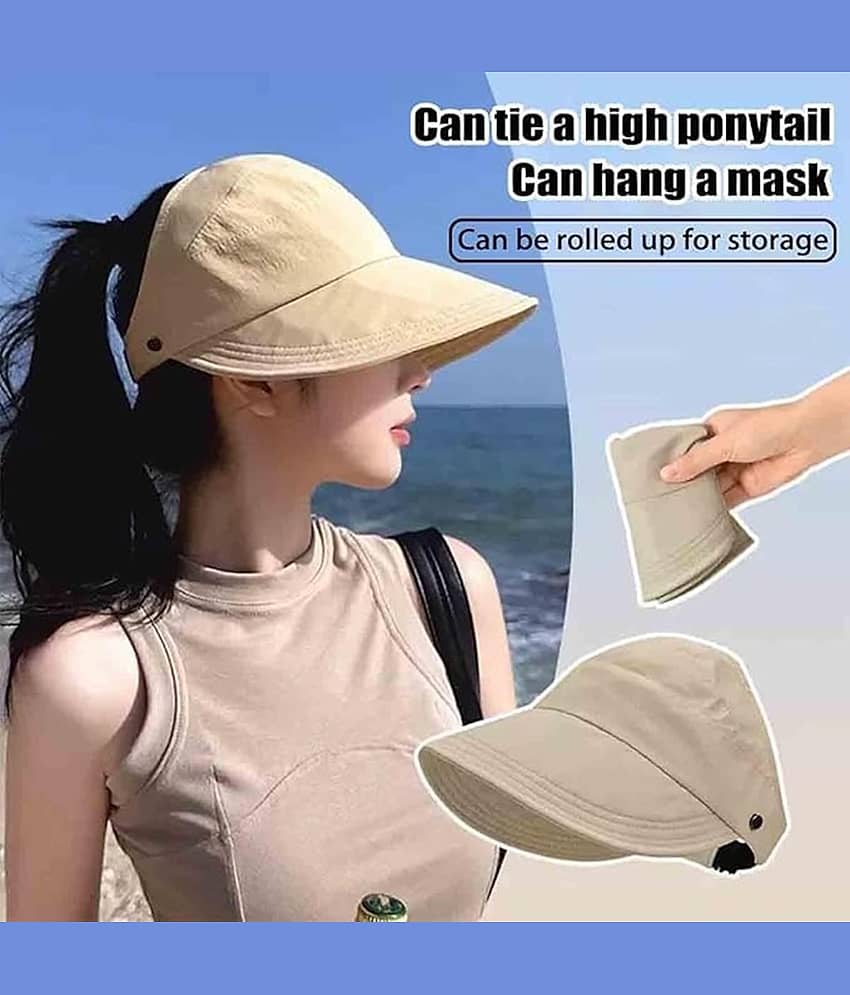 HINGOL Multi Color Cotton Women's Cap ( Pack of 1 ) view 2