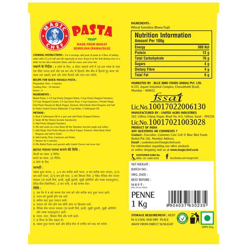 Magic Chef Penne Pasta, 1 Kg view 2