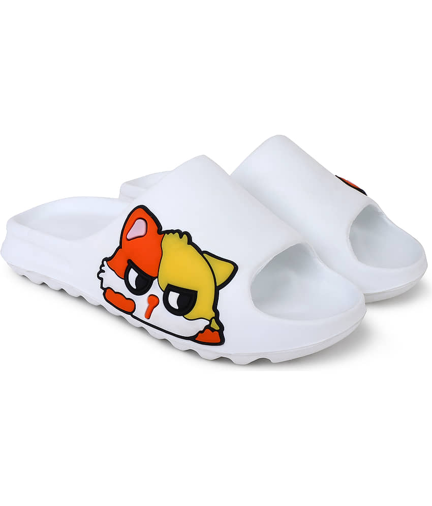 Pampy Angel White Men's Slide Flip flop view 2
