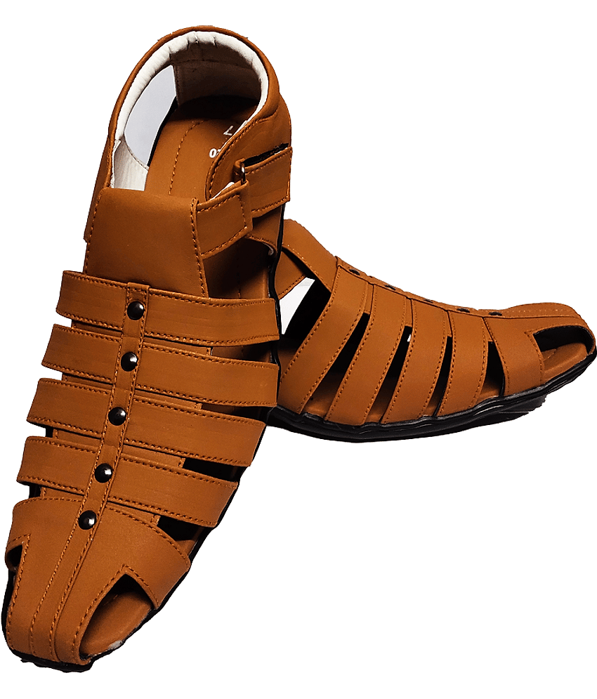RAGE GAZE - Beige Men's Sandals view 2