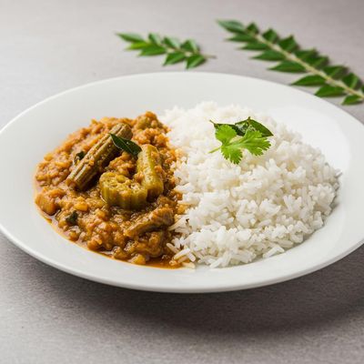 Plain Rice - Sambar