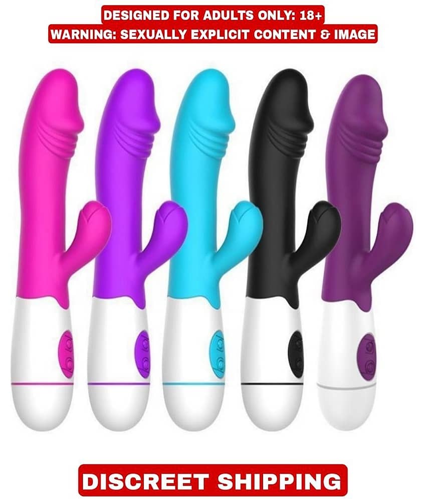 10 SPEED G SPOT RABBIT VIBRATING DILDO VIBRATOR BY KNIGHTRIDERS view 2