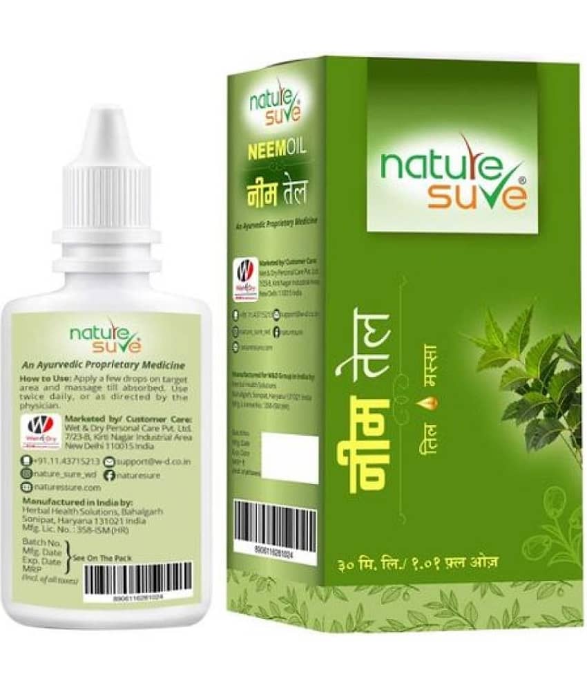 Nature Sure Neem Oil for Moles & Warts in Men & Women - 1 Pack (30ml) view 2