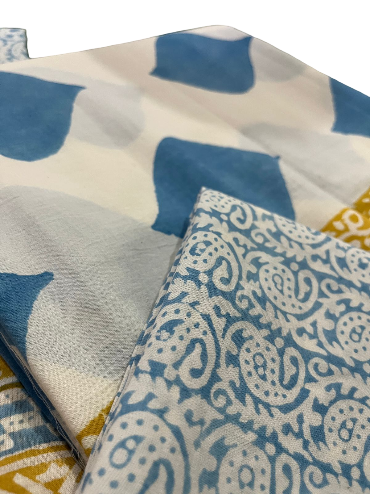 Vibrant Baag Indico Print Fabric - All-Natural, Eco-Friendly, Multi-Color Textile for Fashion & Home Décor view 2