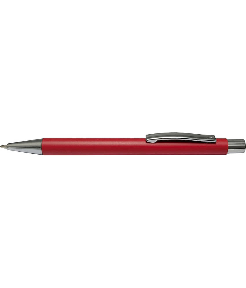 UJJi Click Mechanism Matte Red Colour Ball Pen view 2