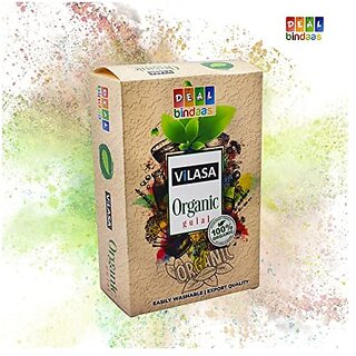 DealBindaas Vilasa Holi Organic Gulal for Kids Adult | Holi Colour | Combo | Make UR Holi Special | Holi Color Powder | Best Kids Holi Colour (Pack of 1 = 200gm. (4pcs X 50gm) Holi Organic Gulal) view 2