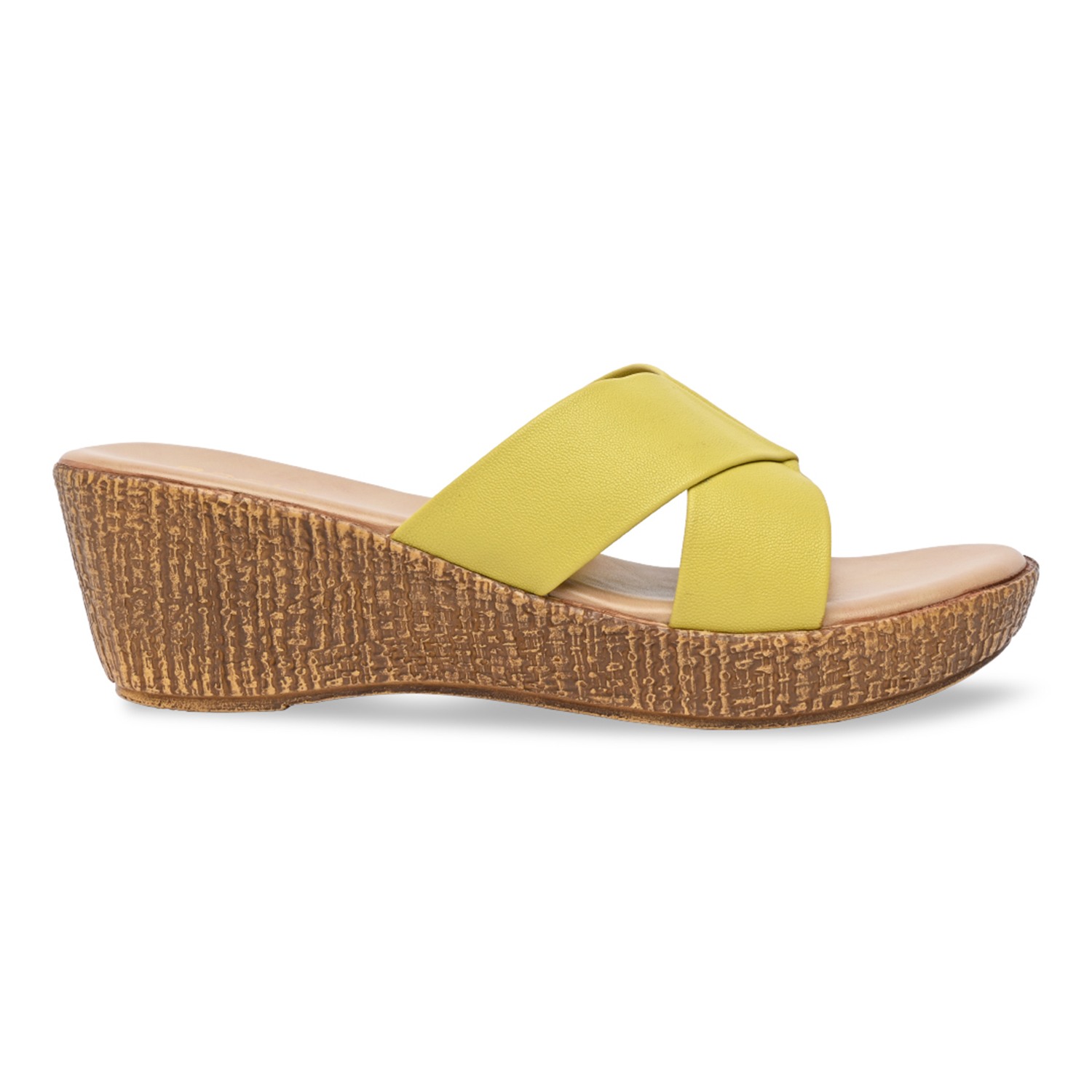Mustard Women Casual Platform Sandals view 2