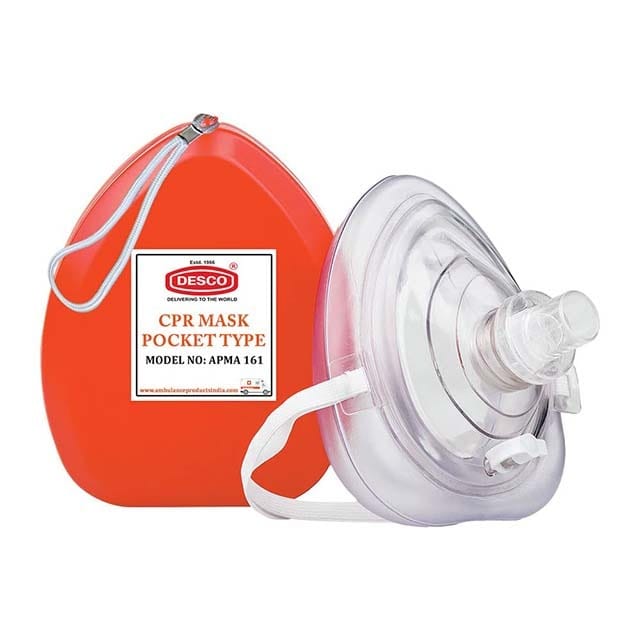 DESCO Adult Pocket CPR Mask/CPR Kit