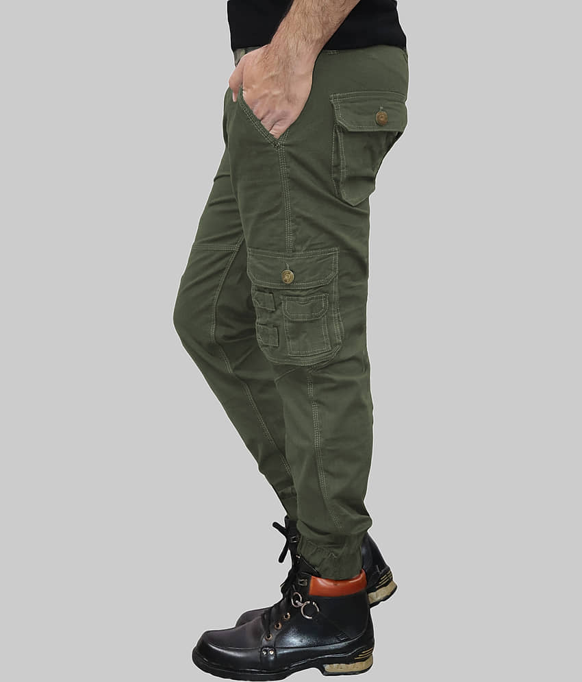 Urban Legends Regular Flat Men's Joggers - Green ( Pack of 1 ) view 2