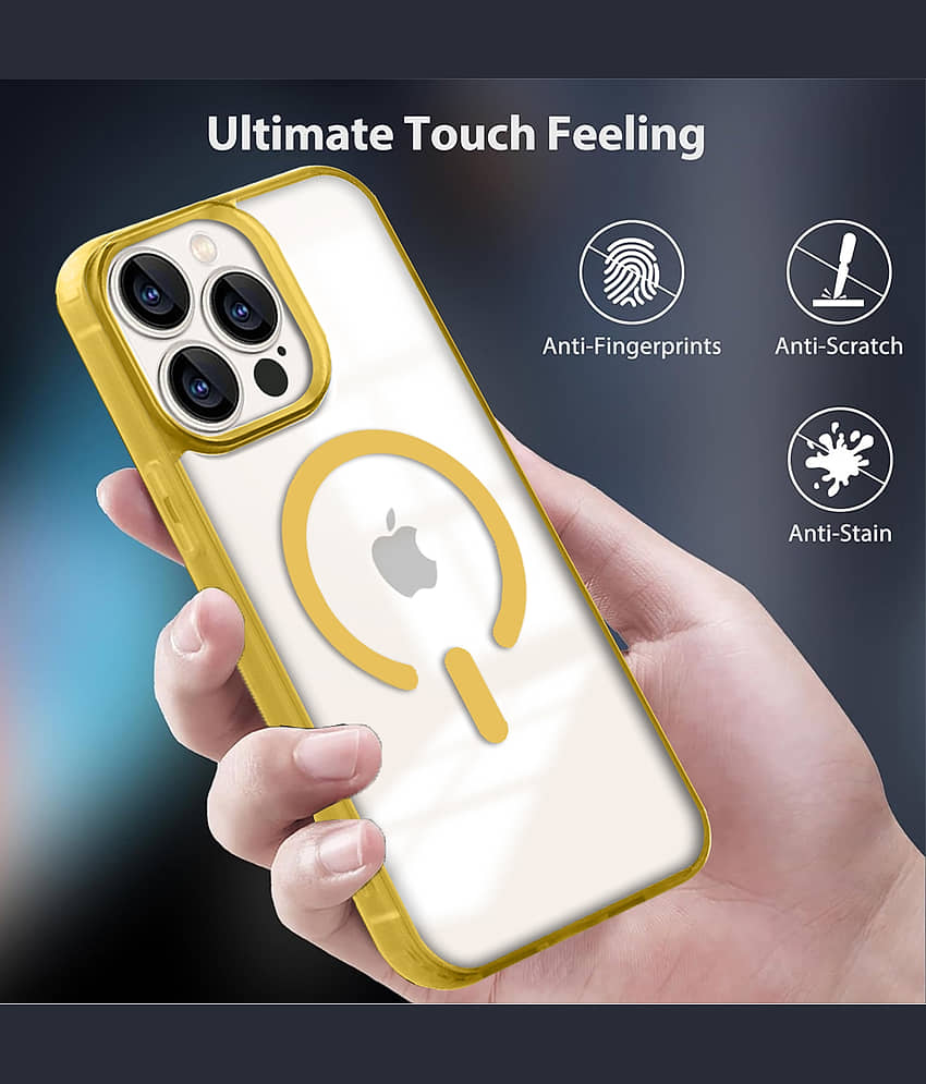 BIG WINGS Shock Proof Case Compatible For Polycarbonate Apple iPhone 15 Pro ( Pack of 1 ) view 2