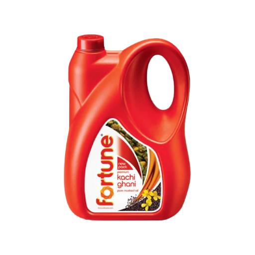 Fortune Kachi Ghani Mustard Oil 5 Ltr