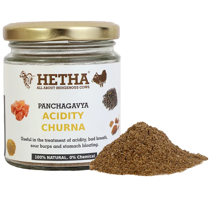 Panchagavya Acidity Churna (Size - 100g) by HETHA view 2