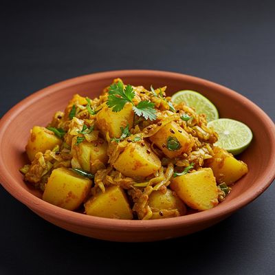 Cabbage aloo