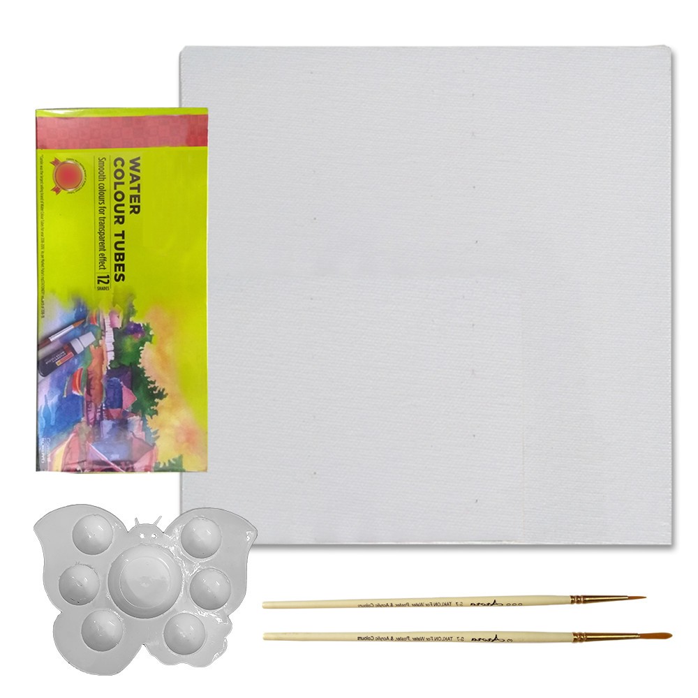 Water Color on Canvas DIY Kit by Penkraft view 2