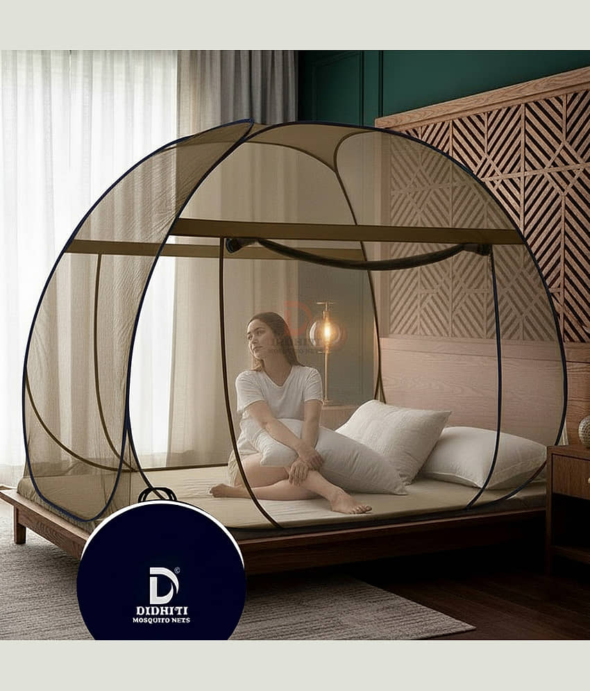 didhiti - White Polycotton Foldable Mosquito Net ( Pack of 1 )
