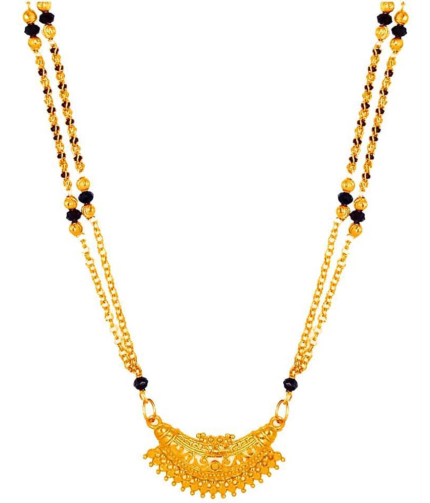 SHANKH-KRIVA Golden Mangalsutra ( Pack of 1 ) view 2