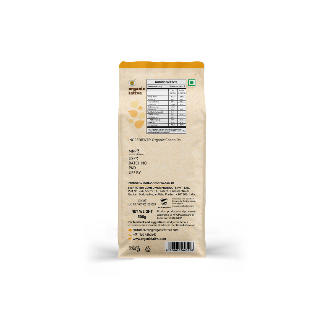 Organic Besan 500g view 2