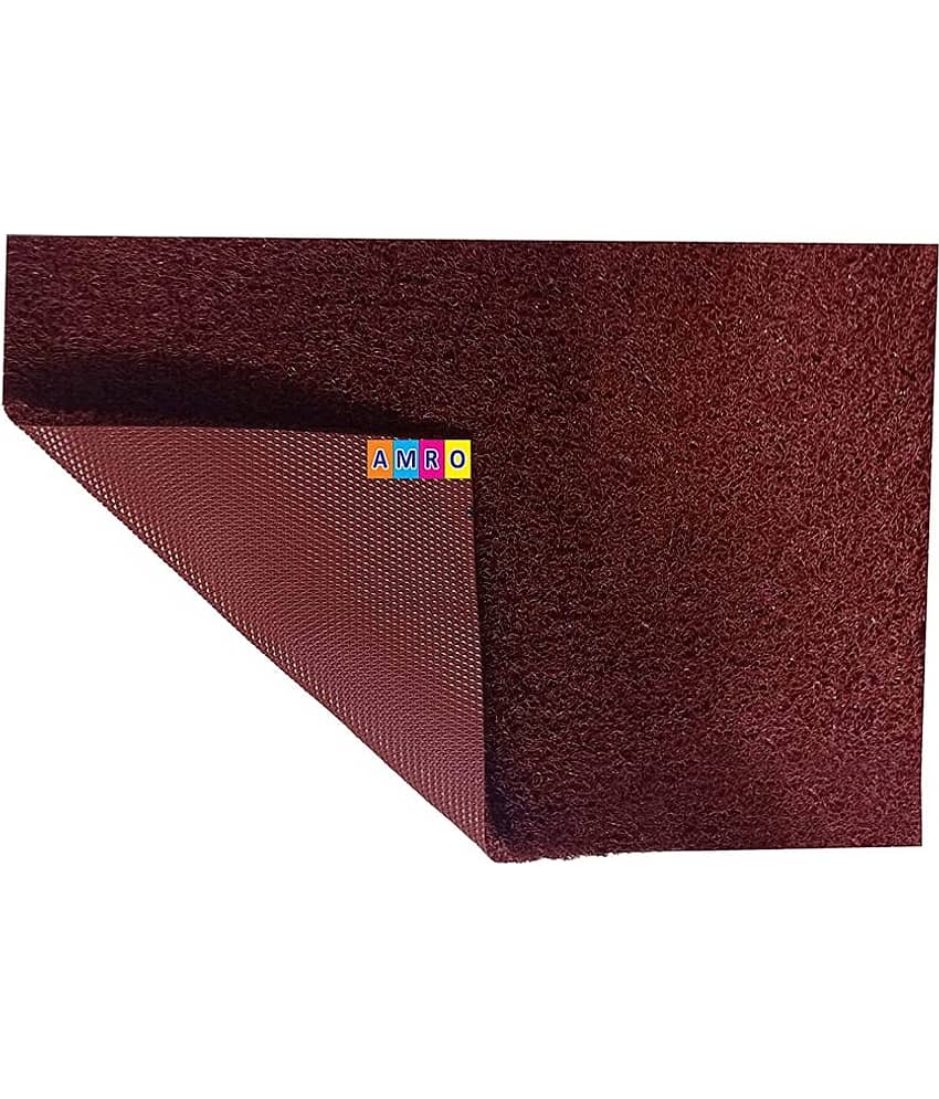 AMRO Beautility Needs - Brown Polypropylene Rectangular Floor Mat ( Pack of 1 ) view 2