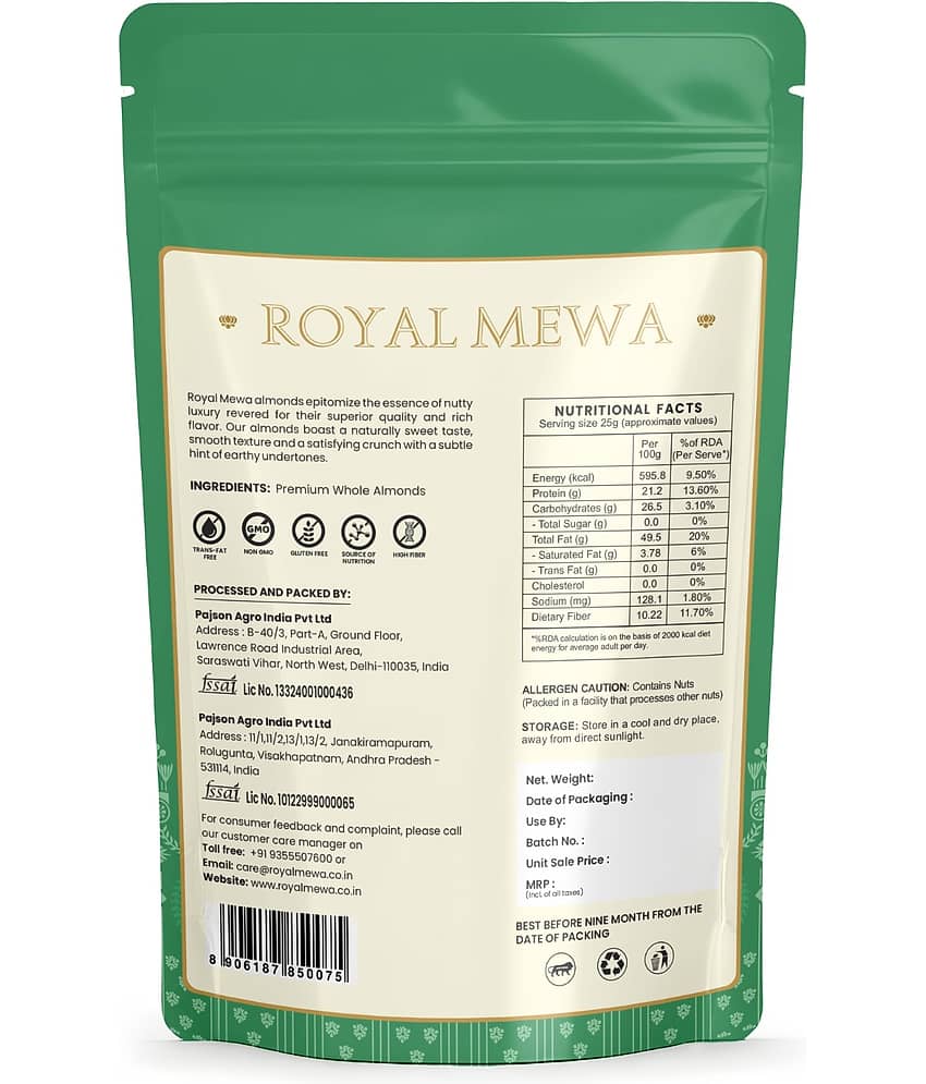Royal Mewa Almond (Badam) 200gm view 2