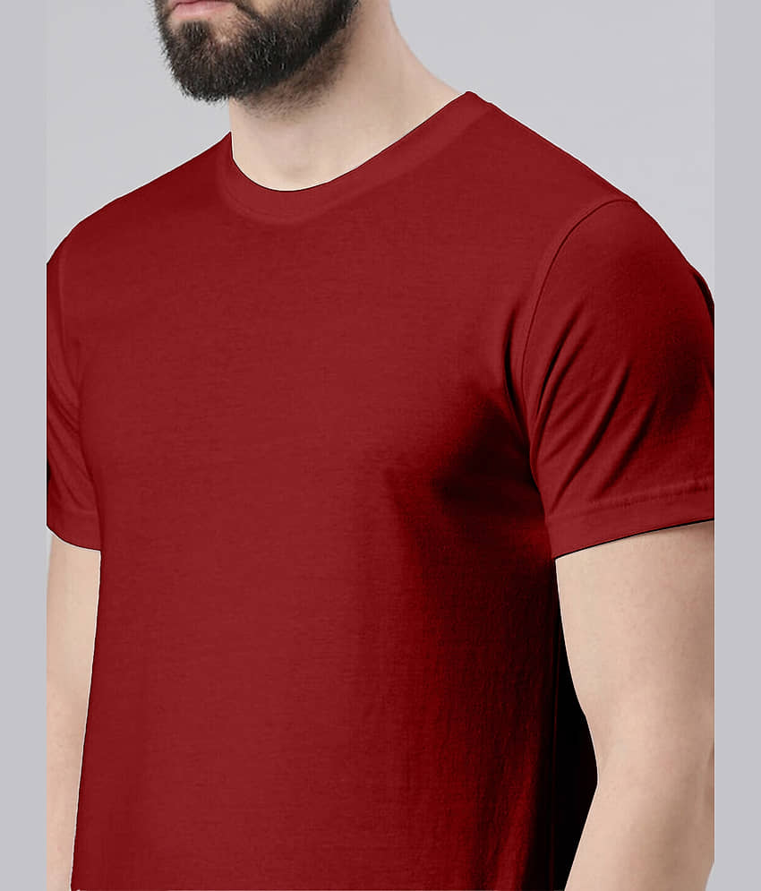 Veirdo Pack of 1 100% Cotton Regular Fit Men's T-Shirt ( Brown ) view 2