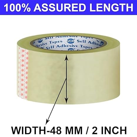 Heavy Duty Brown BOPP Adhesive Packing Tape 2 Inch 30 Meters (Set of 2 Pc.) view 2