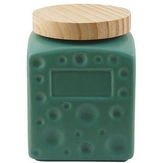 Ceramic Storage Jar with Lid, Kitchen Container Set of 1 view 2