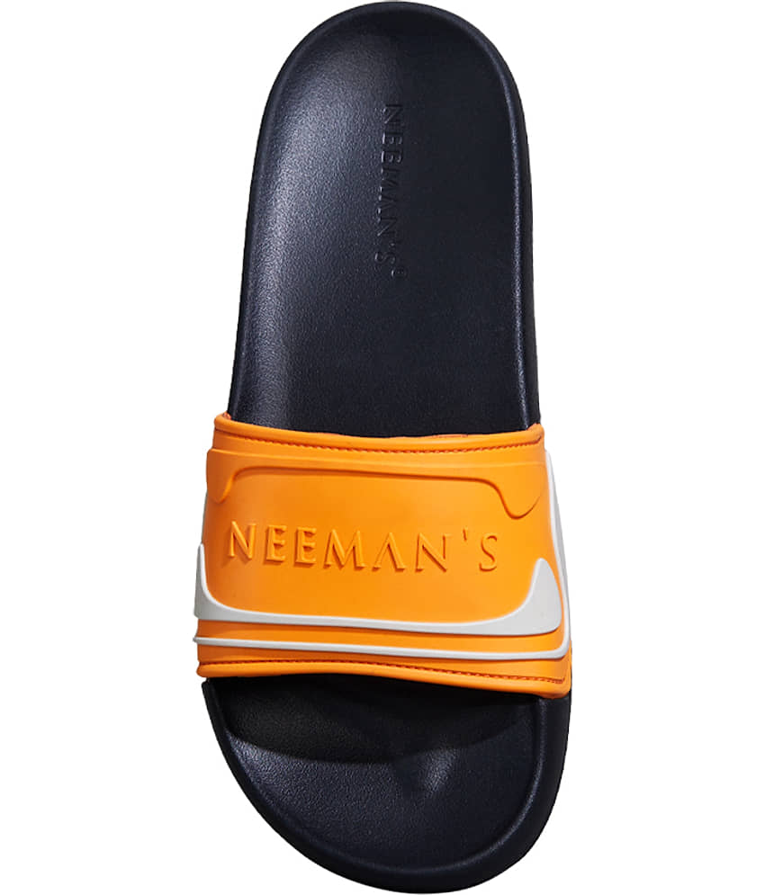 Neemans Travel Slides Orange Men's Slide Flip Flop view 2