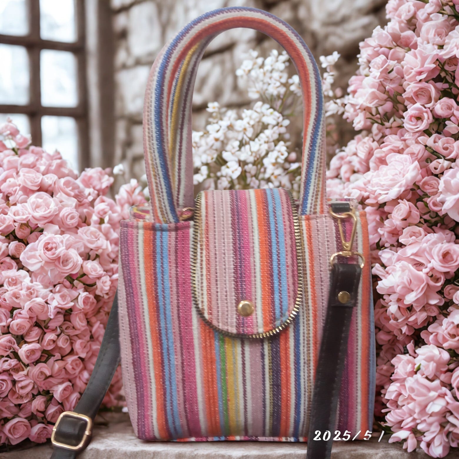 Cotton Dari sling Bag view 2