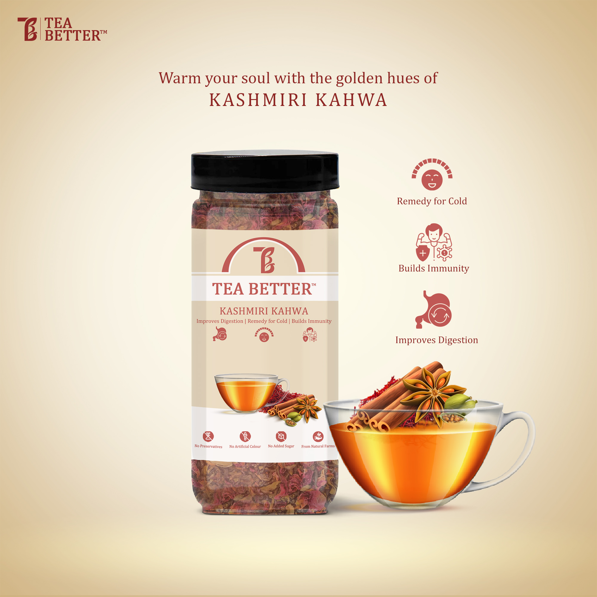 Kashmiri Kahwa Tea view 2