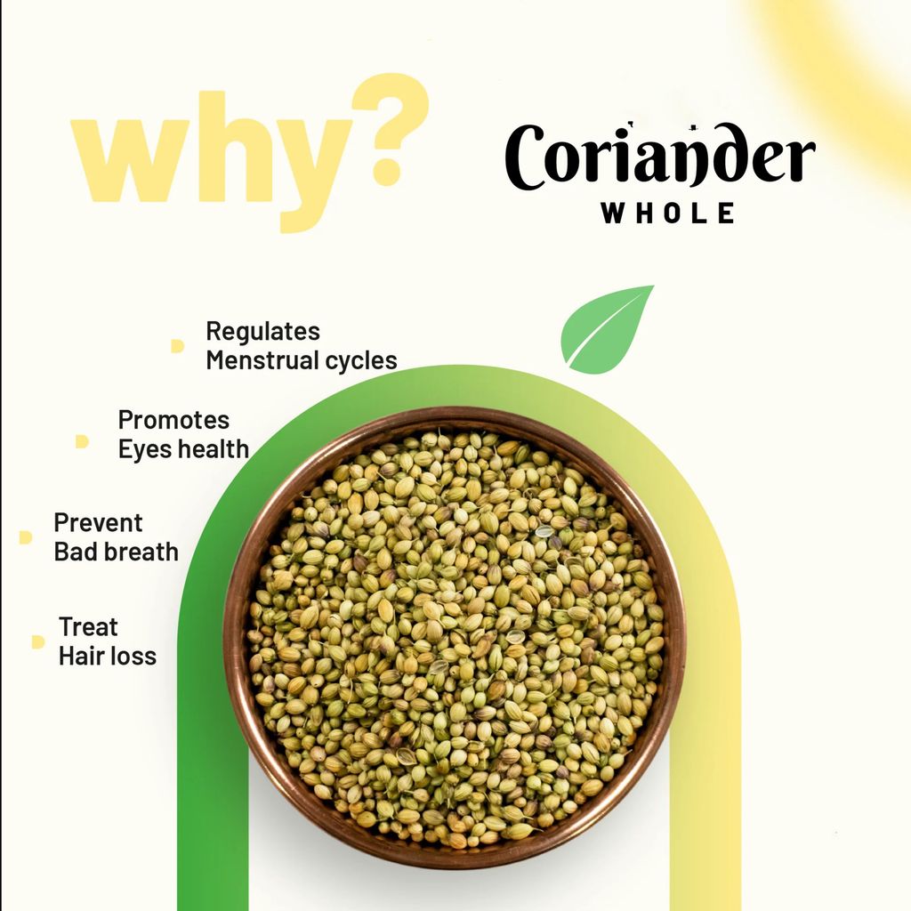 NEXTSTEP ORGANIC Premium Whole Coriander Seeds 200gm | Sabut Dhania / Dhaniya view 2