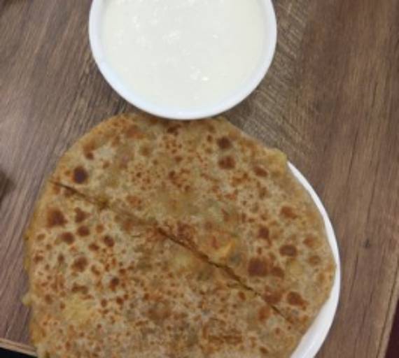 3 tawa paratha with dahi