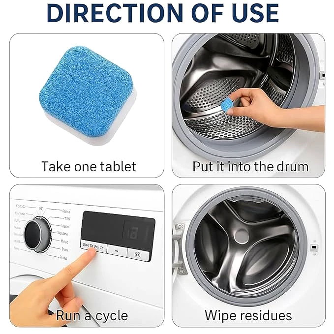 Superior Deep Cleaning Washing Machine Cleaner Descaler Tablets by Ruhi Import Store view 2