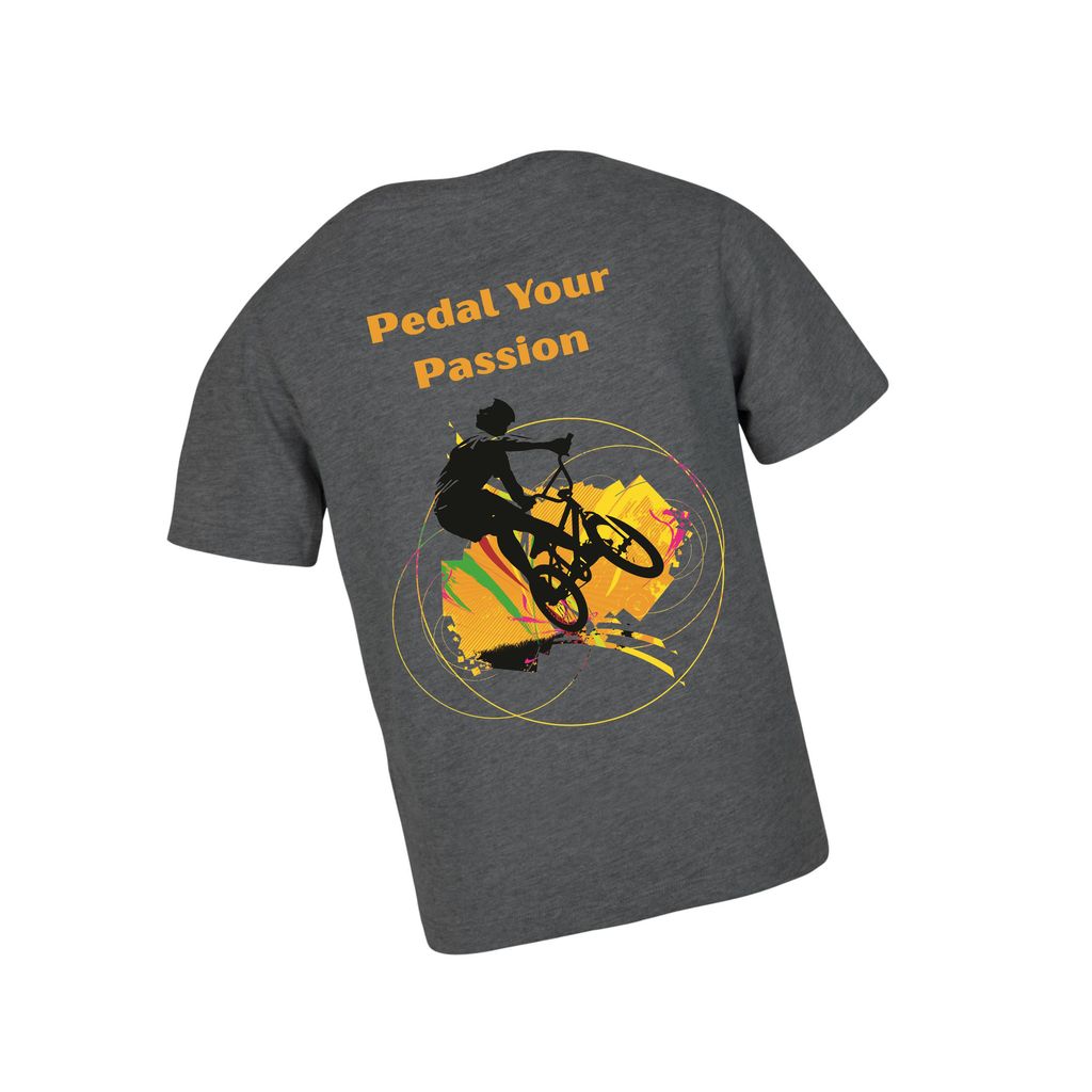 Trishoolin Sports Theme T-Shirt | Design 10386MB | Cotton Regular Fit | Crew Neck / Round Neck Half Sleeve | Pack of 1 view 2