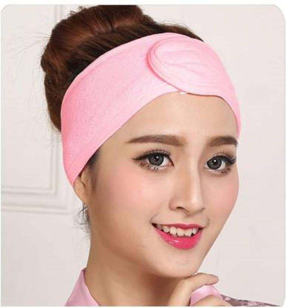 Elecsera Facial Spa Headband, Adjustable Elastic Headband, Non-slip Stretchable Washable Makeup Hair Band For Yoga, Sport, Bath Shower Towel Wrap Head Bands-1 Pcs view 2