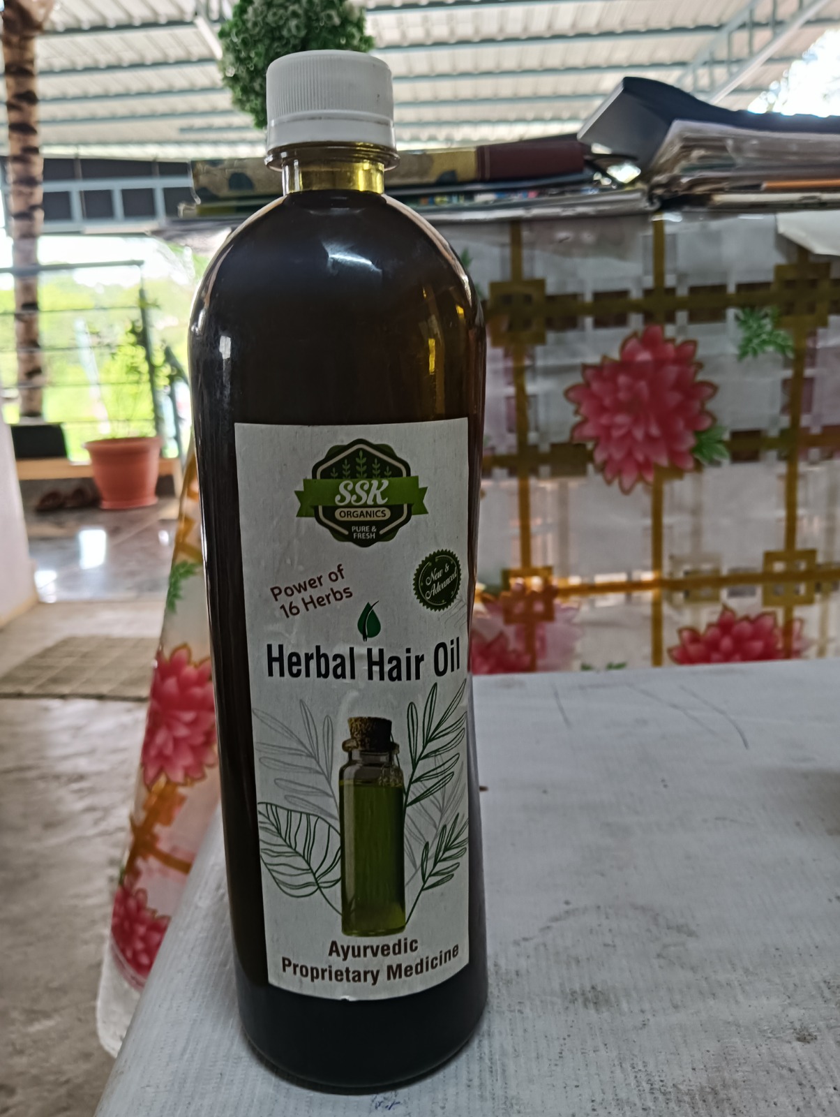 HERBAL HAIR OIL 1 L view 2