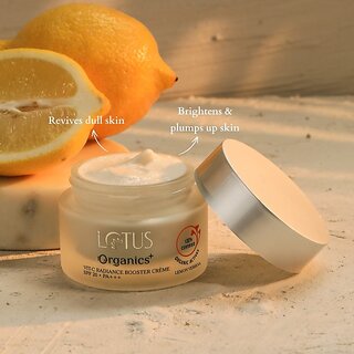 Lotus Organics+ Vitamin - C Radiance Booster Cream| Lemon Verbena|Illuminated Skin|Spf 20 Pa+++ (50 G) view 2