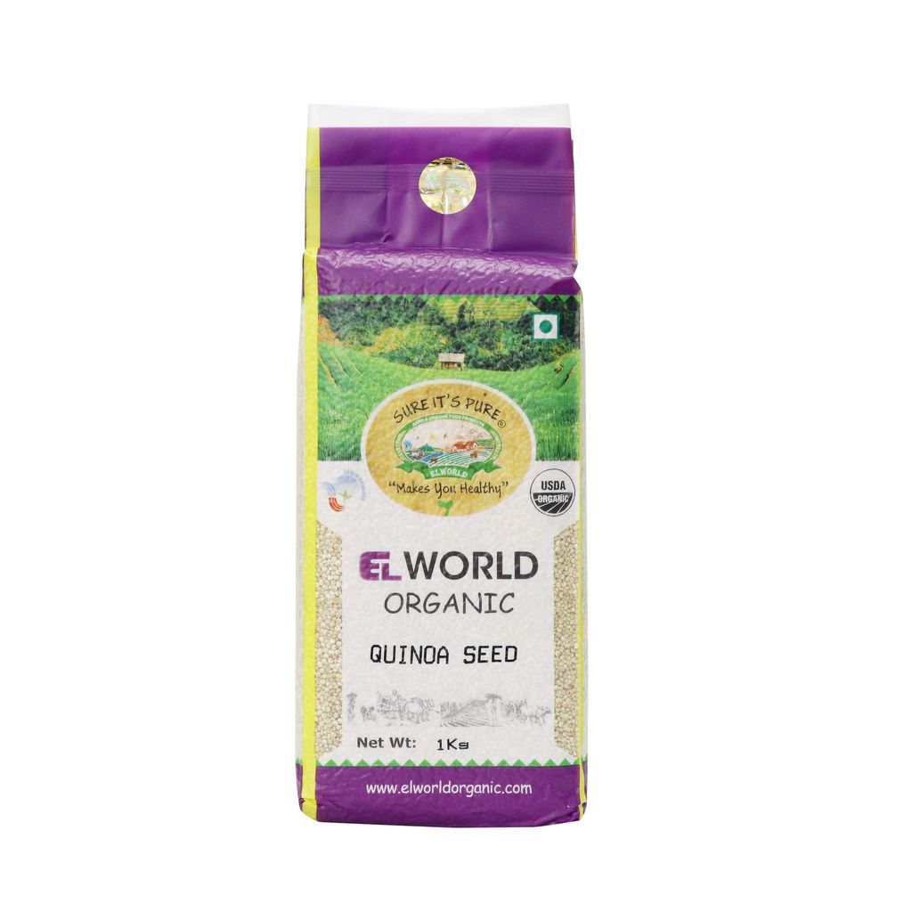 ELWORLD AGRO & ORGANIC FOOD PRODUCTS White Quinoa Premium High Protein Superfood 1 Kg (Pack Of 3), 3Kg view 2
