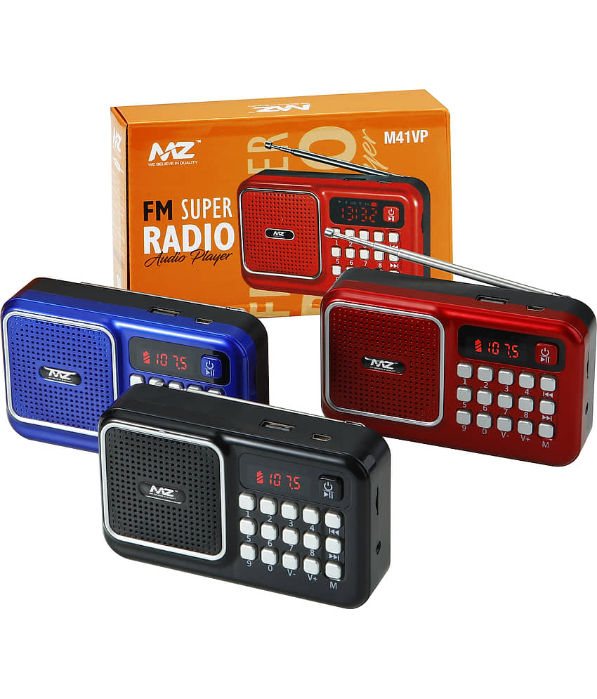 MZ M41VP 5 W Bluetooth Speaker Bluetooth V 5.0 with SD card Slot Playback Time 6 hrs Blue view 2