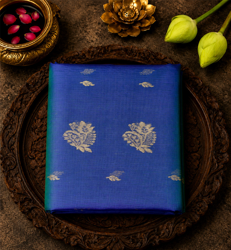 Handloom Chanderi Katan Silk Saree
