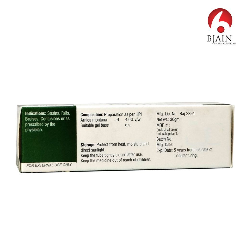 Omeo Arnica Gel - Homoeopathic Medicine for Pain Relief (30g) (packof 4) view 2