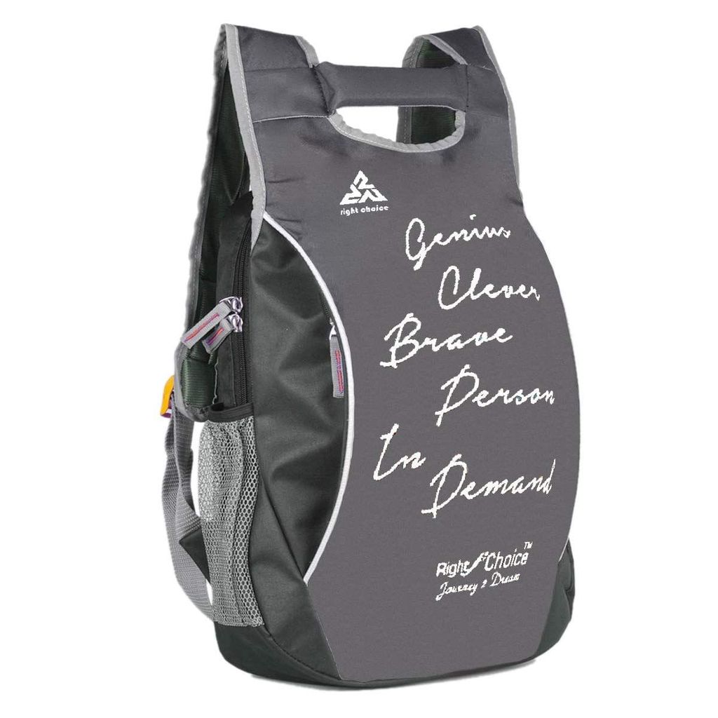 RIGHT CHOICE quality stylish casual backpack daily use unisex typography college bags (Boys and Girls) view 2