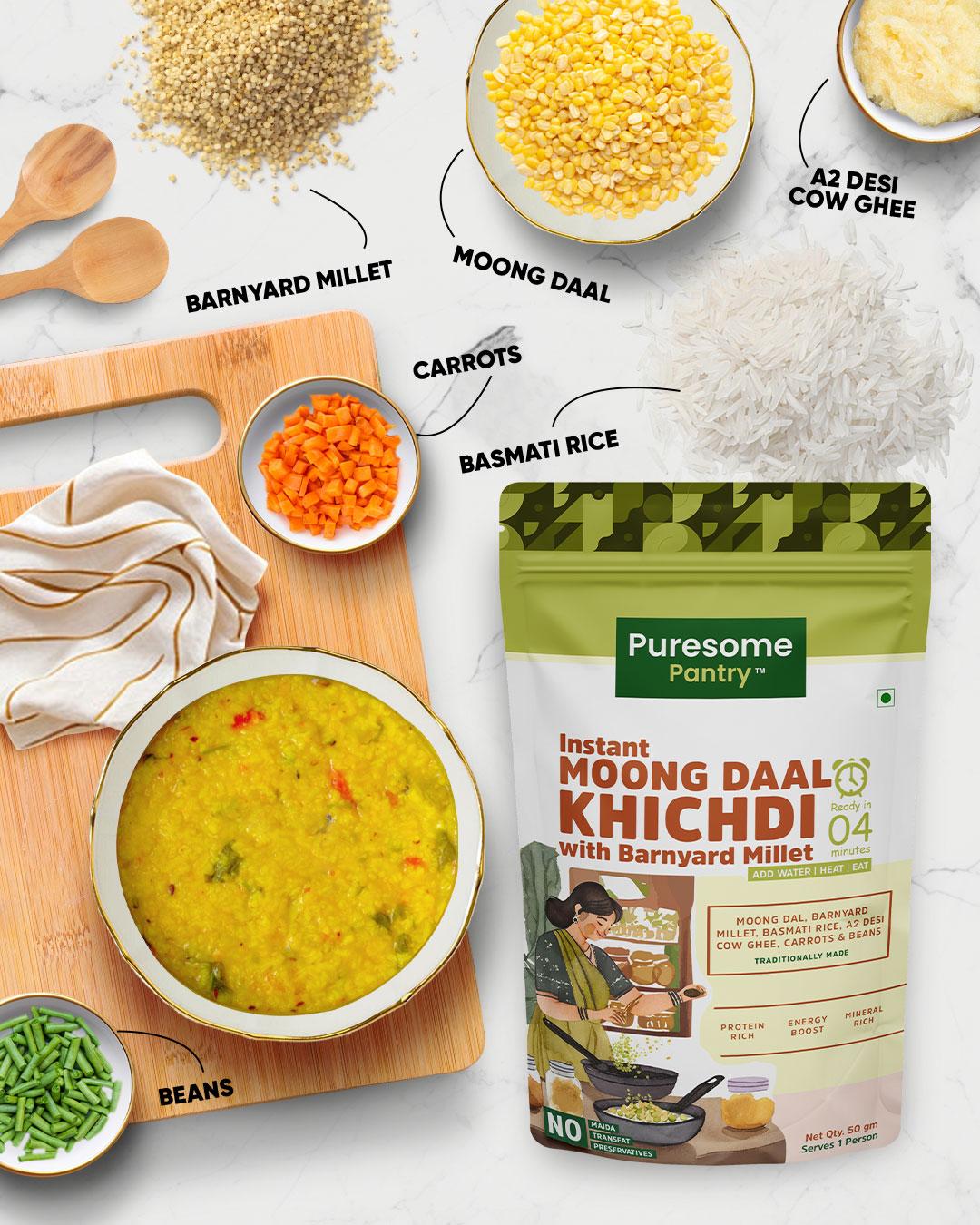 Instant Moong Dal Khichdi With Millet view 2