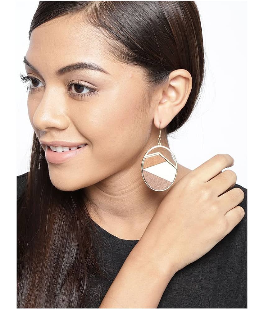 Prita Fancy Fusion Wooden Earrings For Girls/Women view 2
