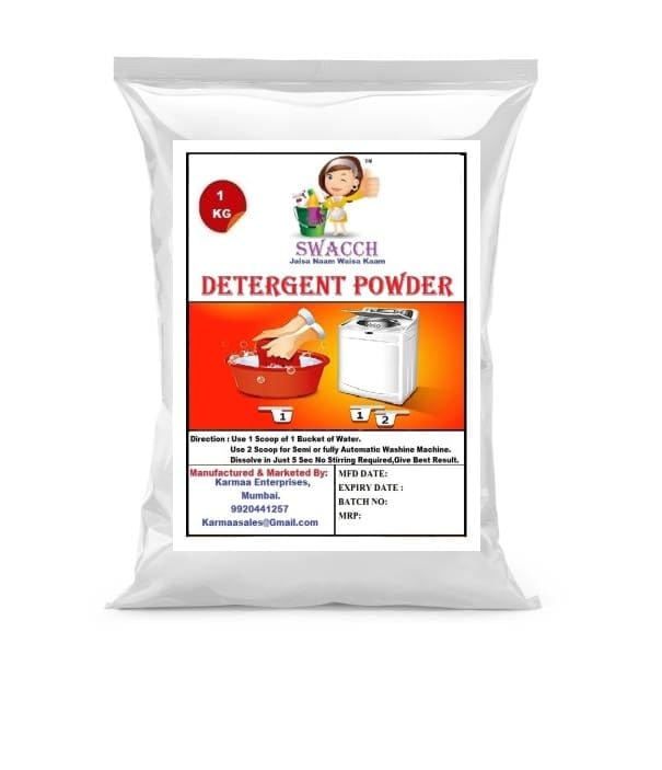 Swacch Detergent Powder (1kg) High foam view 2
