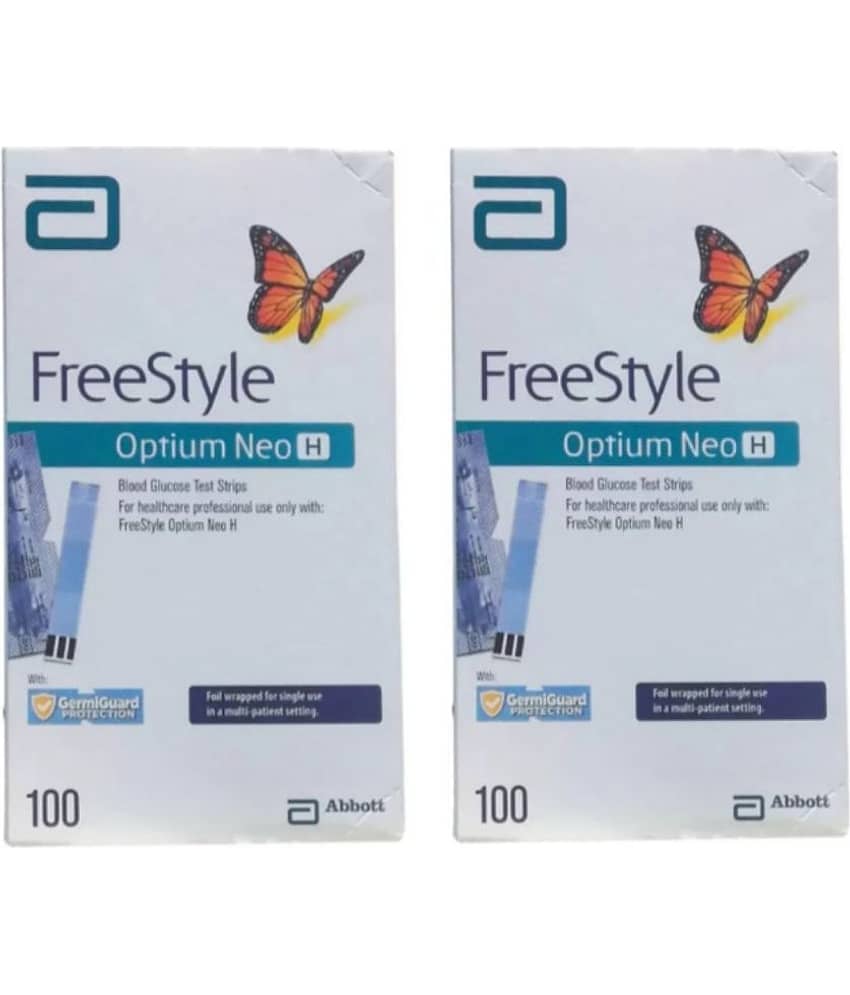 Abbott Freestyle Optium Neo H 200 Strips 100 Strips Pack of 2 view 2