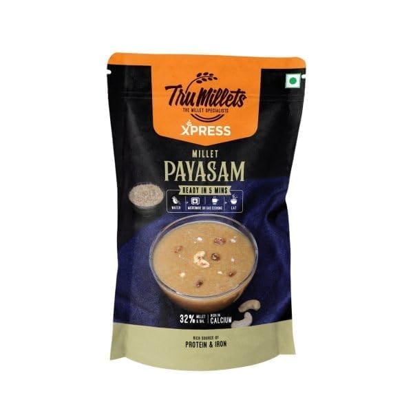 Trumillets Instant Kodo Millet Payasam Mix| | Ready to Cook | Tasty Ready to Eat Payasam | No Artificial Colors and Flavours | Gluten Free Low Fat Sweet (Each 180 Gm Pack of 2) view 2