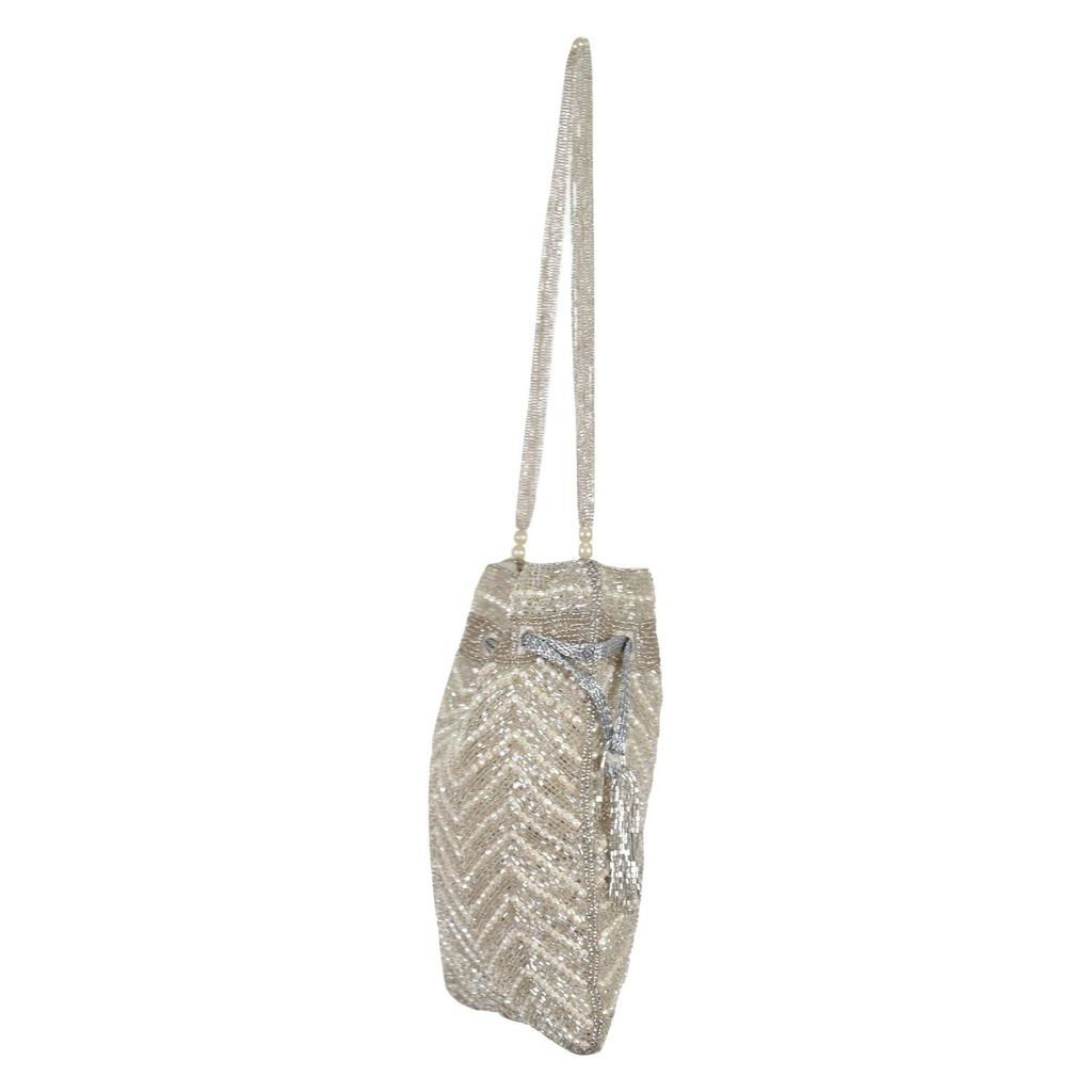 Silver Designer Potli Bag FHS view 2